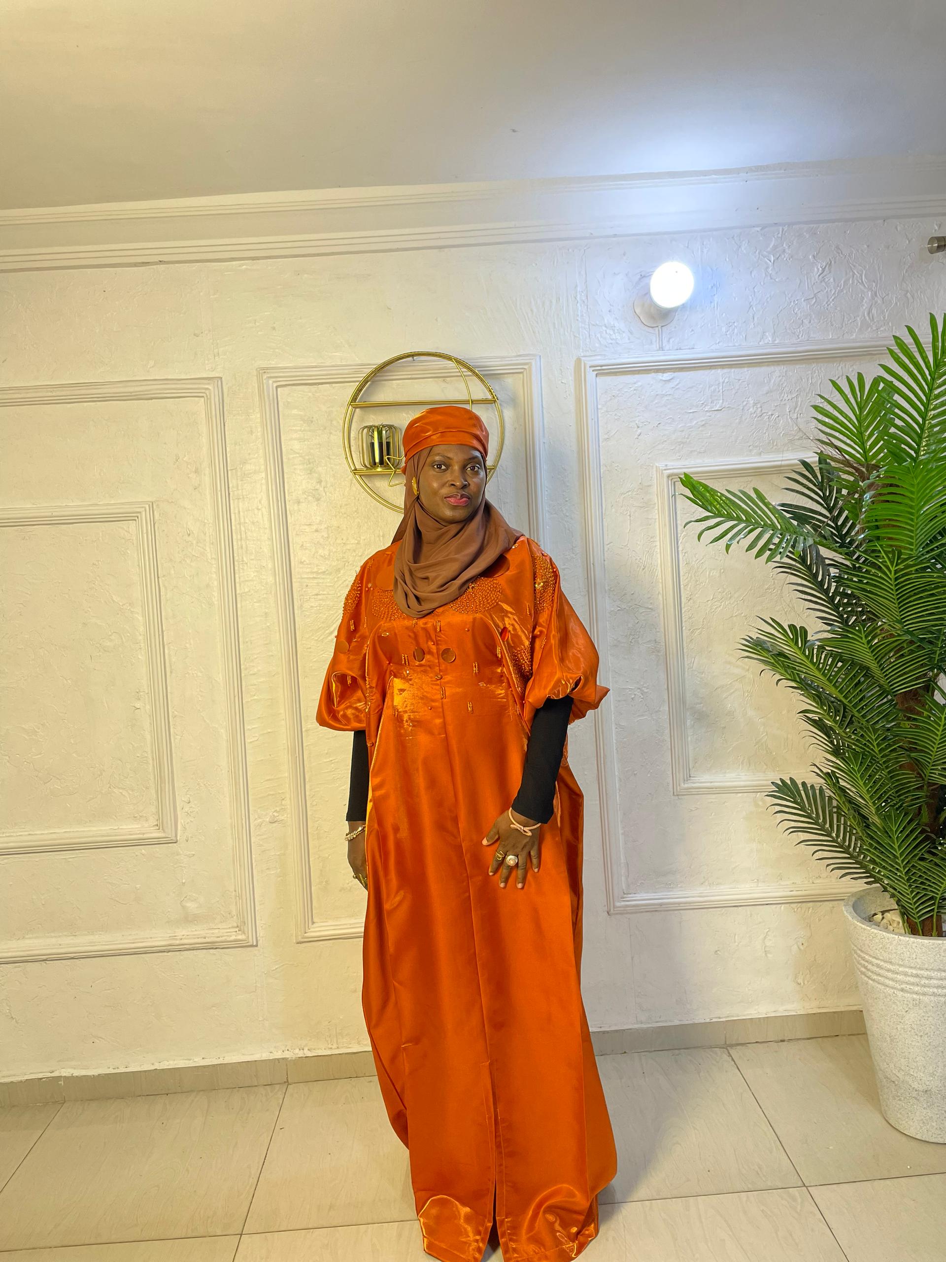 Ayan orange Dress